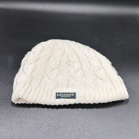 Mizzou Beanie Unisex One Size White Cable Knit Pull On Legacy Athletics - Picture 3 of 5